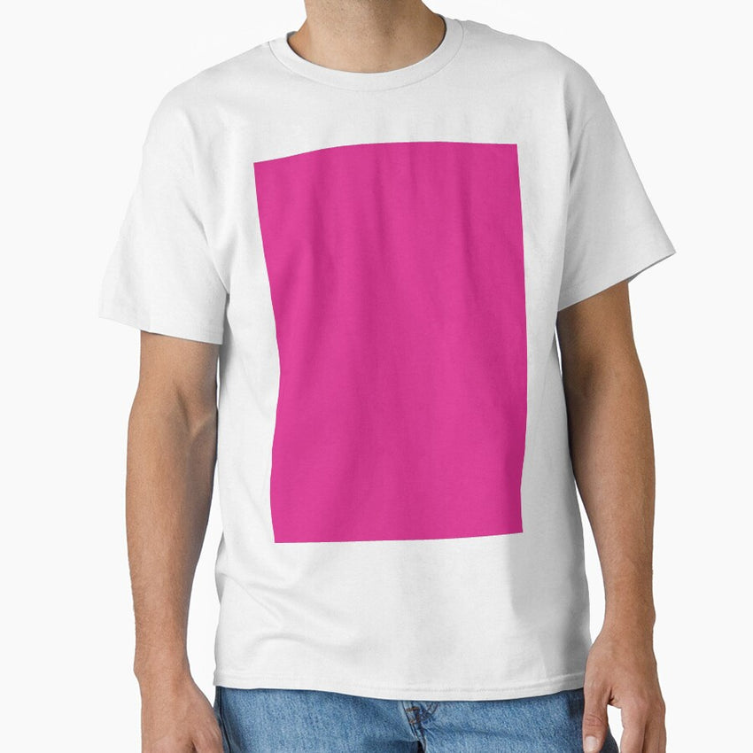 Barbie Pink Solid Color Classic T Shirt