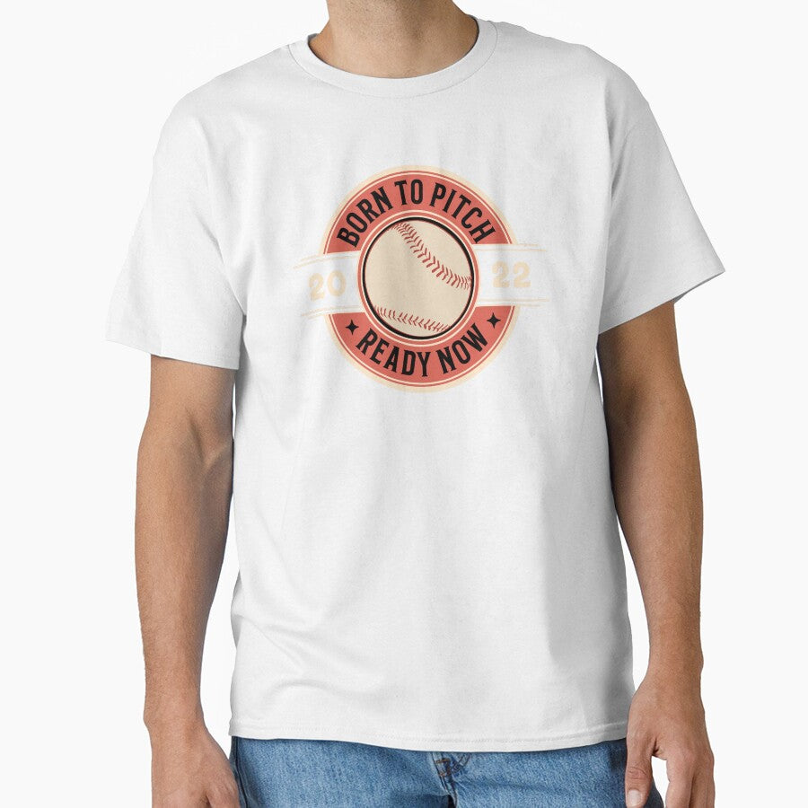 American Baseball Mom. Fast pitcher Mom Who Loves Retro Vintage Sport T-Shirt Classic T-Shirt