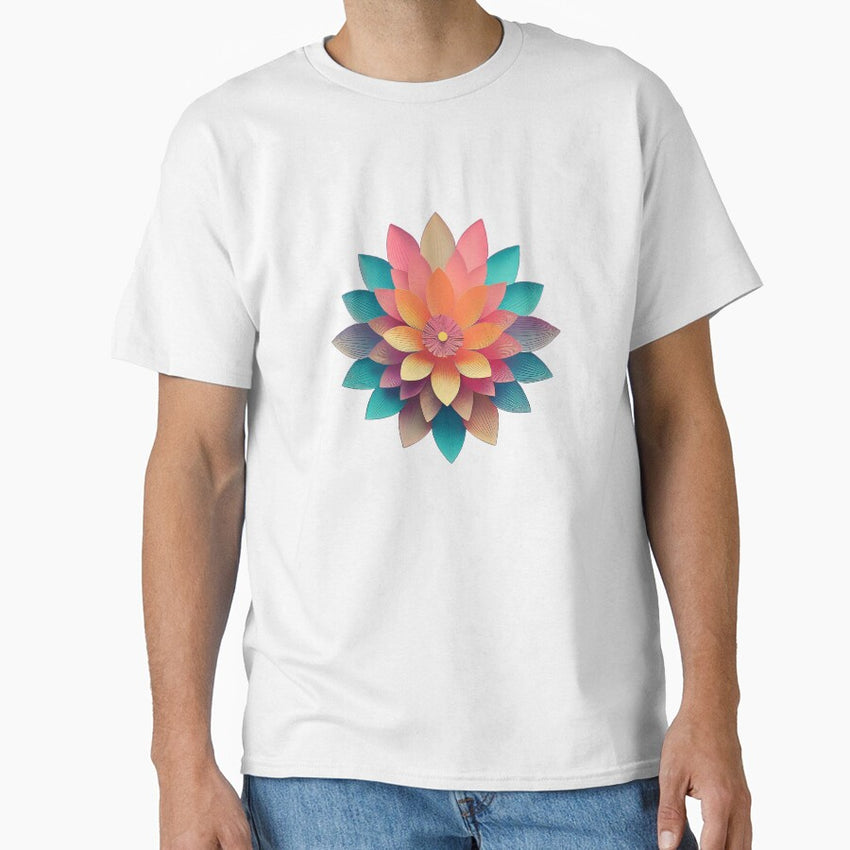 Minimal Flower Classic T-Shirt