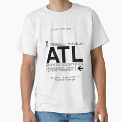 Atl Atlanta International Airport Call Letters Classic T Shirt
