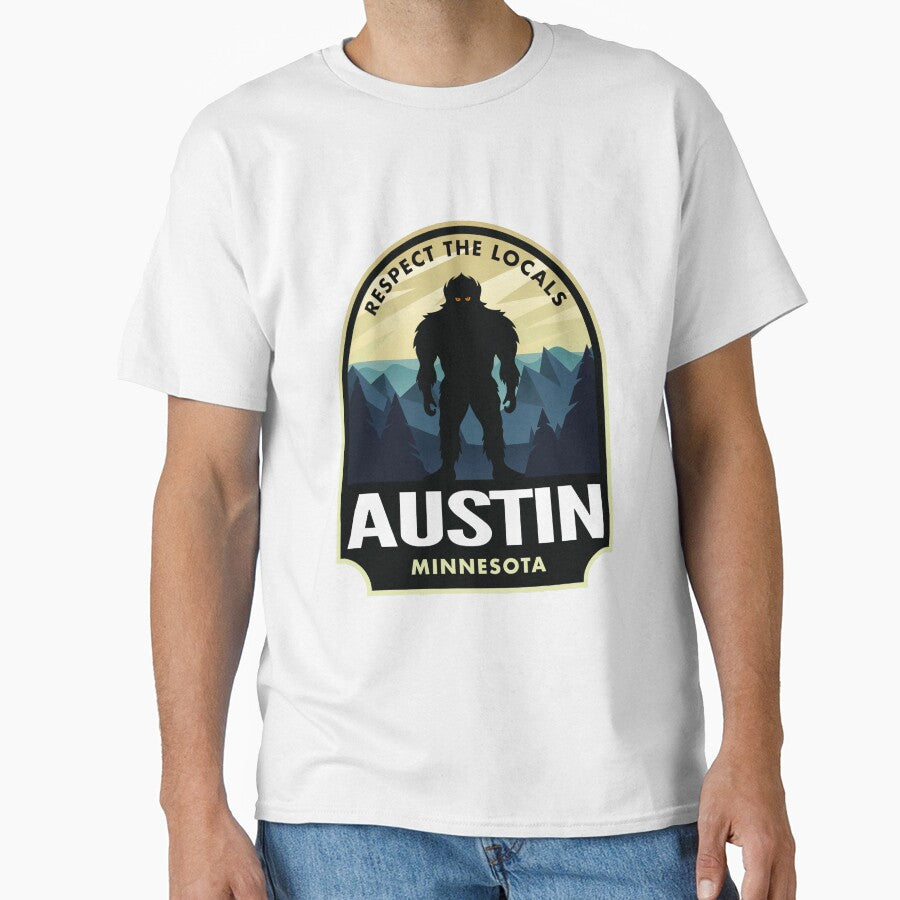 Austin Minnesota Bigfoot Sasquatch Classic T-Shirt