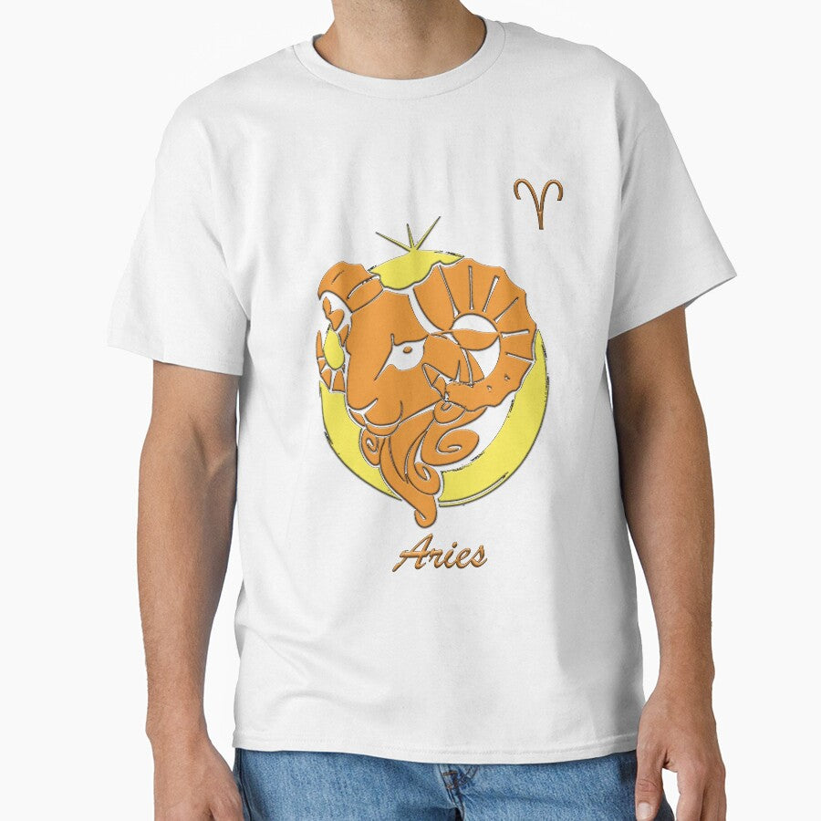 Aries Zodiac Sign D1V3 1 Classic T Shirt