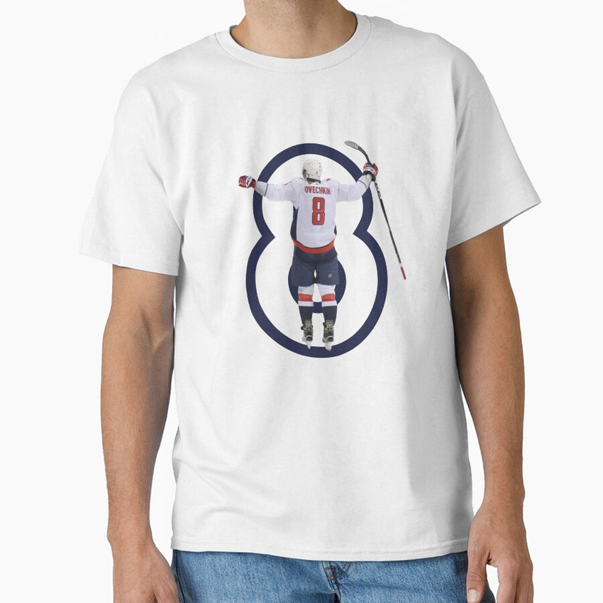 8 Alex Ovechkin Classic T-Shirt
