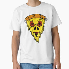 Scary Pizza Slice Classic T-Shirt