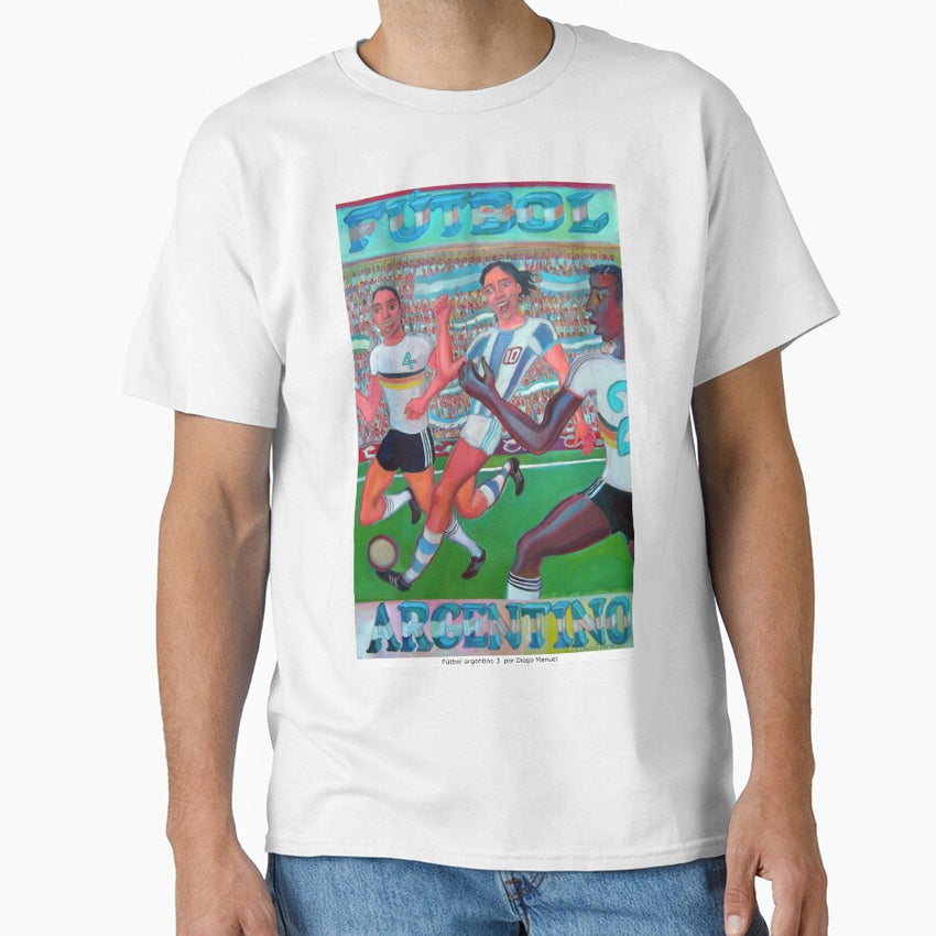 Argentine Soccer 3 by Diego Manuel Classic T-Shirt