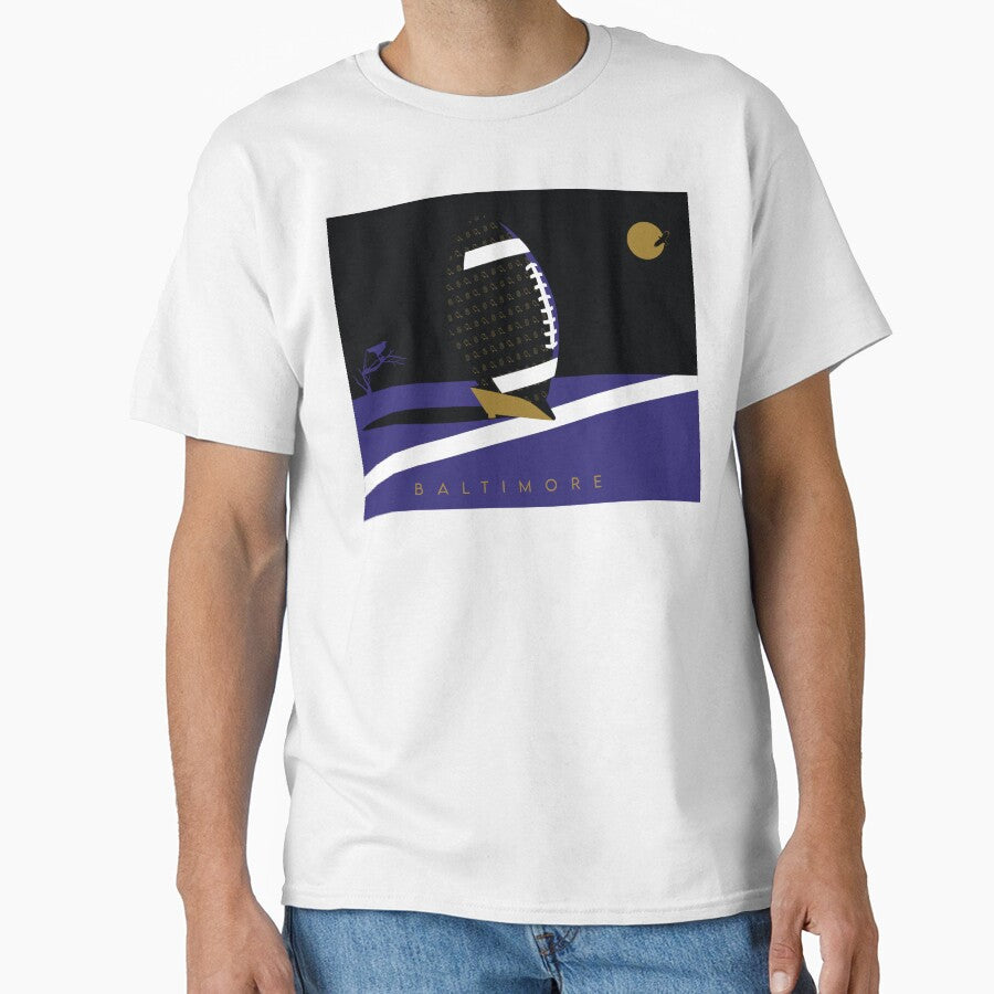 Baltimore, Baltimore Maryland, Maryland, Football, AFC Fan Art Classic T-Shirt