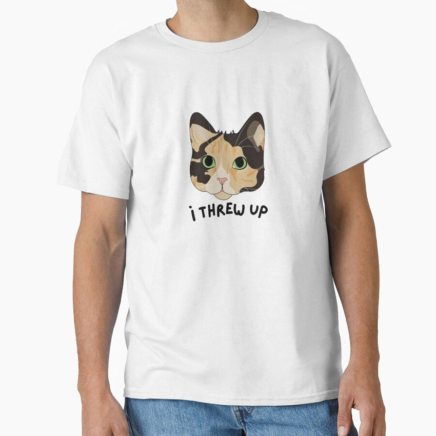 Mom I threw up - cute cat Classic T-Shirt