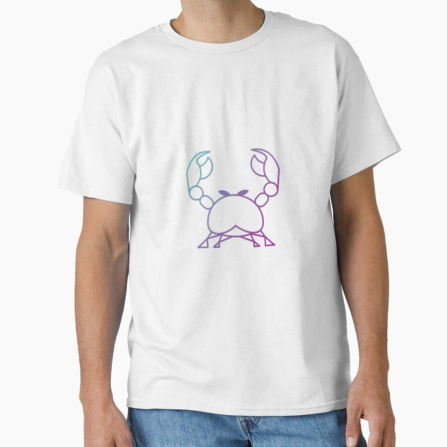 Cancer Zodiac Sign – Cute Crab Illustration Classic T-Shirt