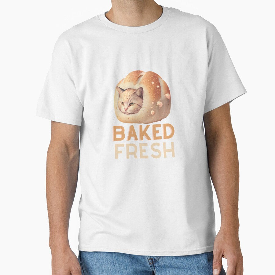 Baked Fresh Cat Classic T Shirt
