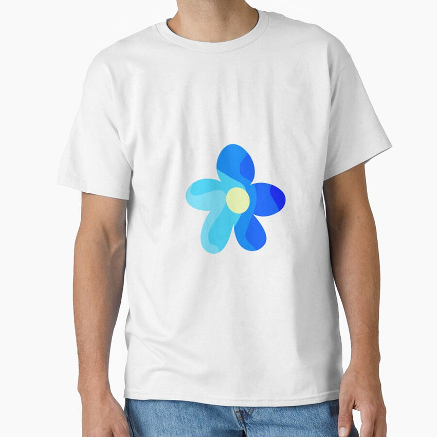 Groovy Blue Daisy Classic T-Shirt