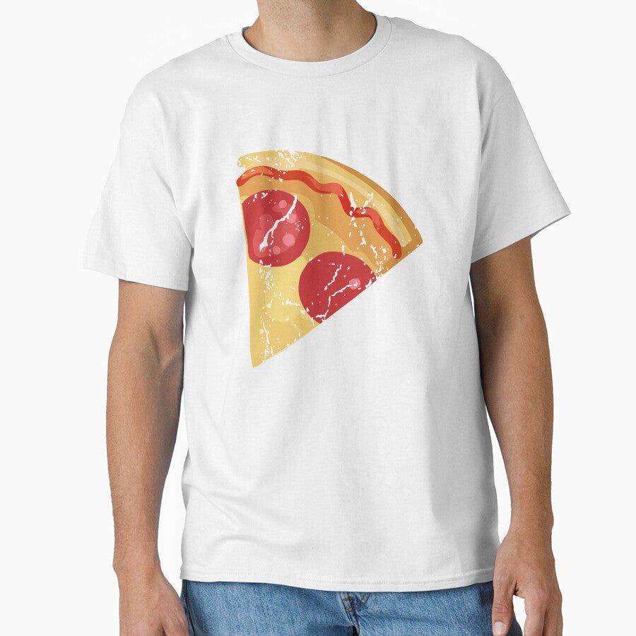 Pizza Slice Matching set halloween costume for couples Classic T-Shirt