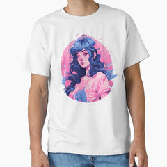 Aesthetic Girl Classic T Shirt