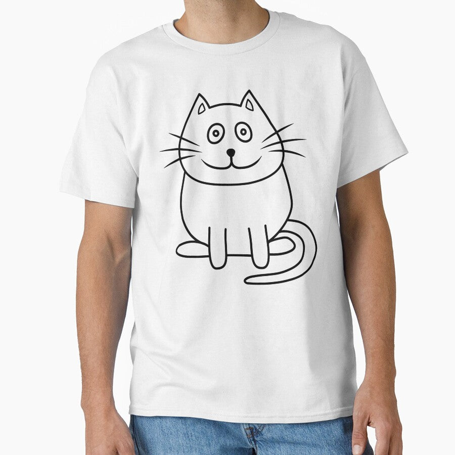 Cute Smiling Cat Classic T-Shirt