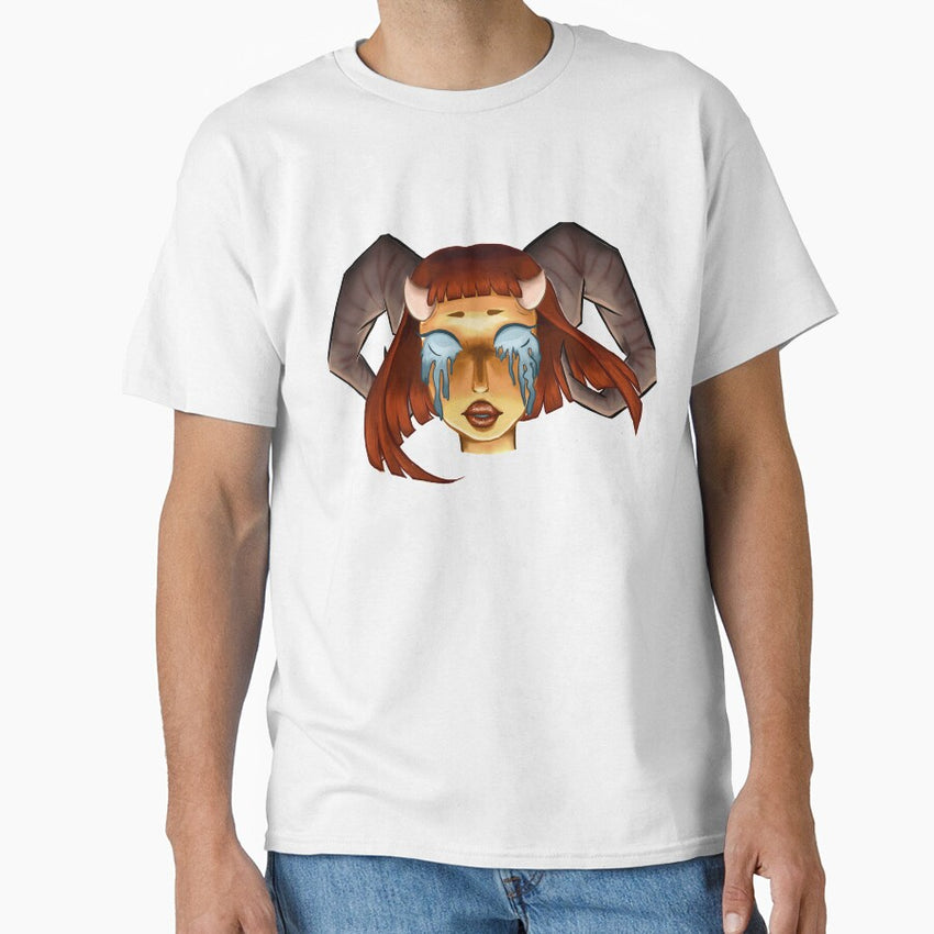 Aries Girl Head Classic T-Shirt