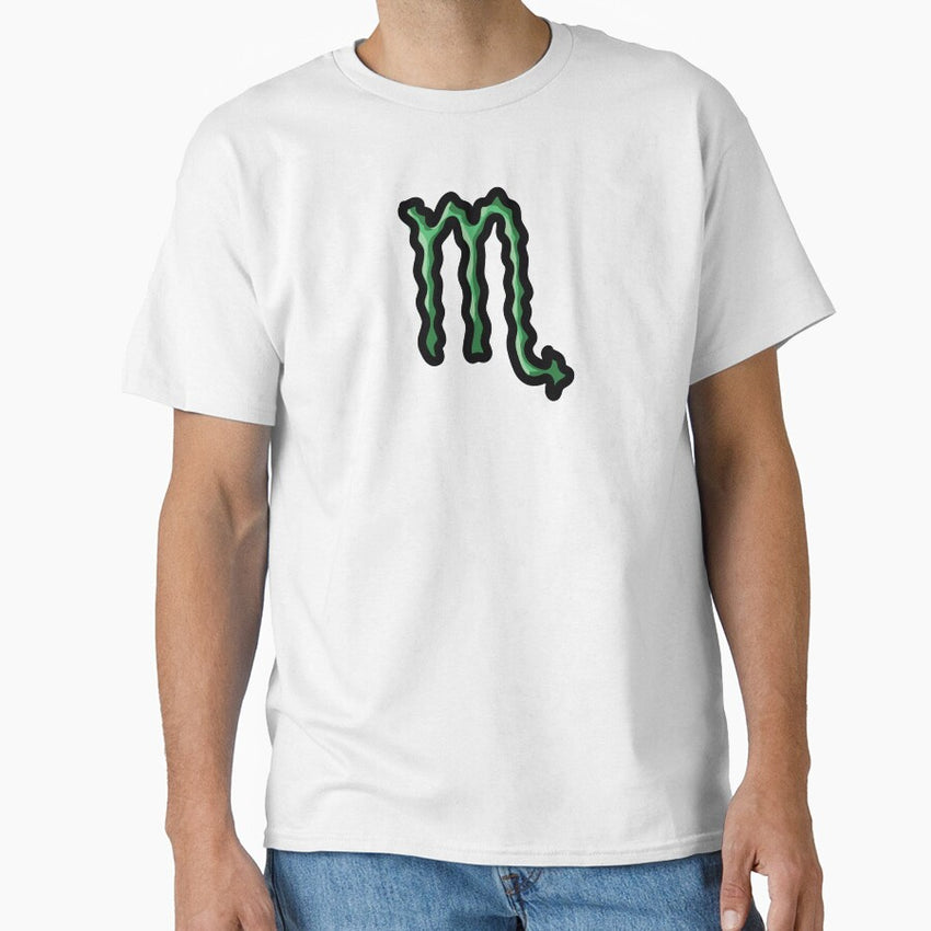Zodiac sing Scorpio (green) Classic T-Shirt