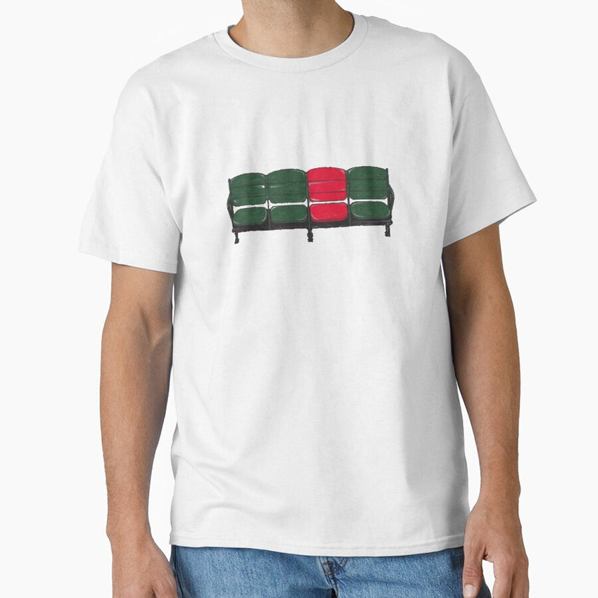 Baseball Art - The Lone Red Seat - Fenway Park Classic T-Shirt