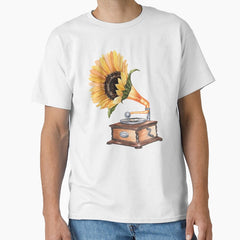 Sunflower Gramophone Classic T-Shirt