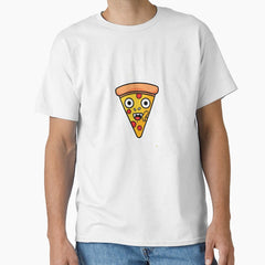Funny Vampire Pizza Slice Classic T-Shirt