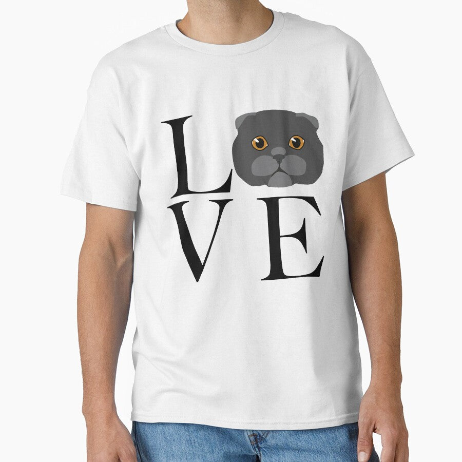 LOVE CATS - SCOTTISH FOLD Classic T-Shirt
