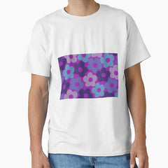 Retro Fall Daisies #4 #floral #retro #decor #art Classic T-Shirt