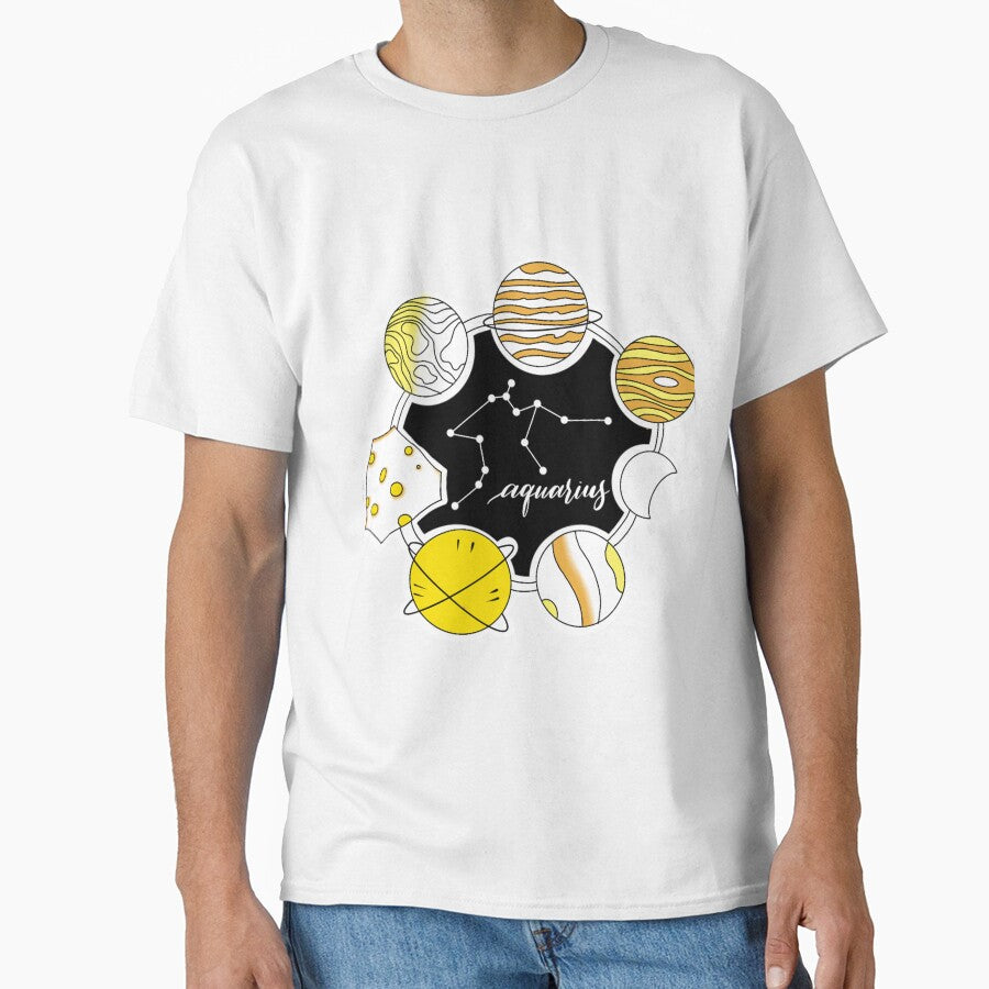 Aquarius Zodiac/Star Sign Classic T-Shirt