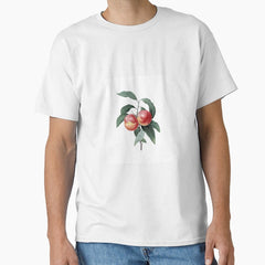 Aesthetic Peach Print Classic T Shirt