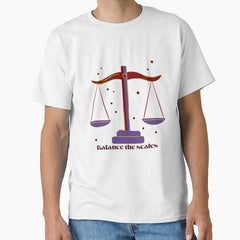Libra Zodiac Scales Classic T-Shirt