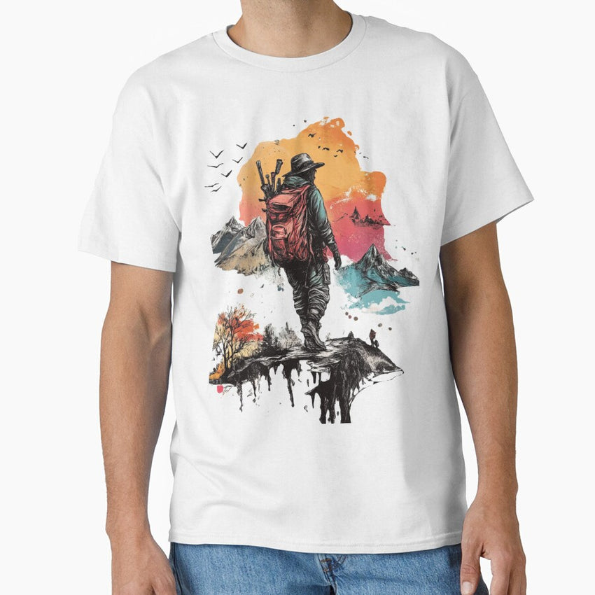 Adventure Awaits Travel In Style Classic T Shirt