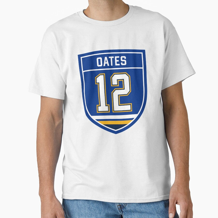 Adam Oates St. Louis #12 emblem Classic T-Shirt