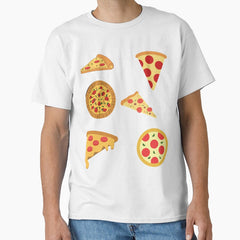 Professional Pizza Eater PIZZA IS LIFE Sticker Pack Classic T-Shirt
