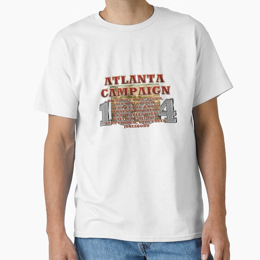 Atlanta Campaign Civil War Classic T Shirt