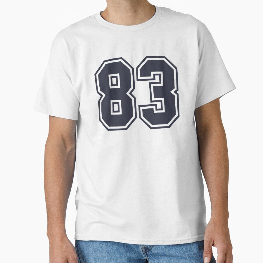 83 Sports Number Eighty-Three Classic T-Shirt