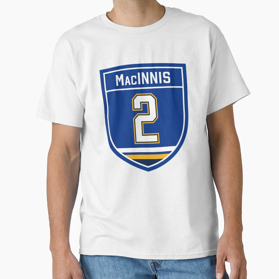Al MacInnis St. Louis #2 emblem Classic T-Shirt