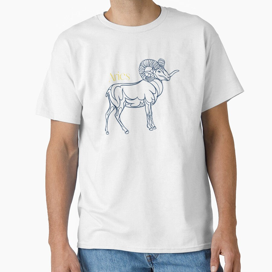 Aries Animal And Sign Classic T Shirt