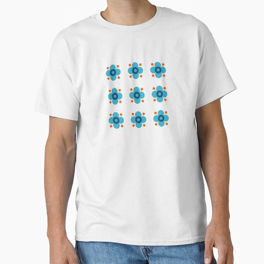 Retro flower pattern Classic T-Shirt