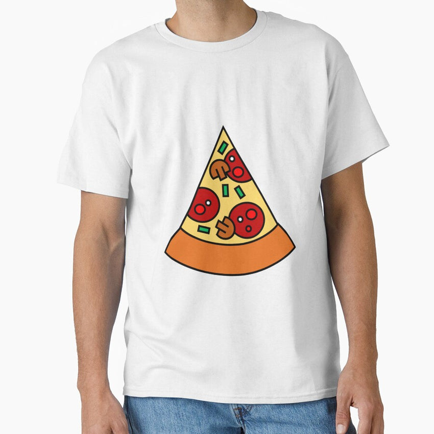 Cute Slice of Pepperoni Pizza Classic T-Shirt
