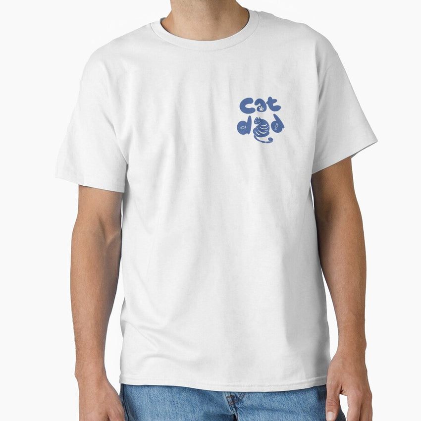 Cat Dad blue Classic T-Shirt