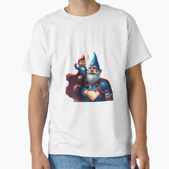 A Father's Day Gnome as a superhero dad Classic T-Shirt
