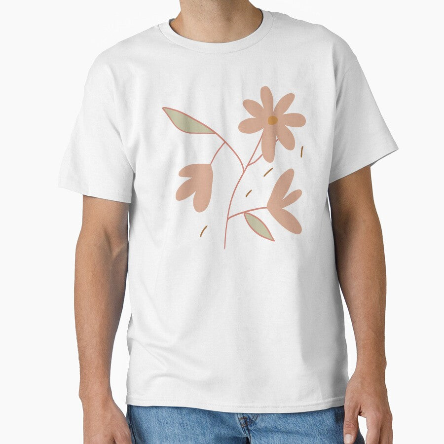 Abstract Flower Branch Classic T Shirt