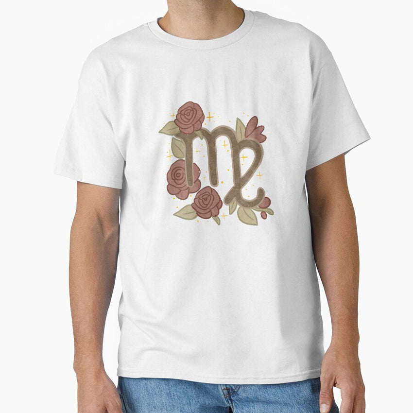 Floral Virgo Sticker Classic T-Shirt
