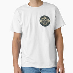 Adventure Awaits Mountain And Forest Classic T Shirt