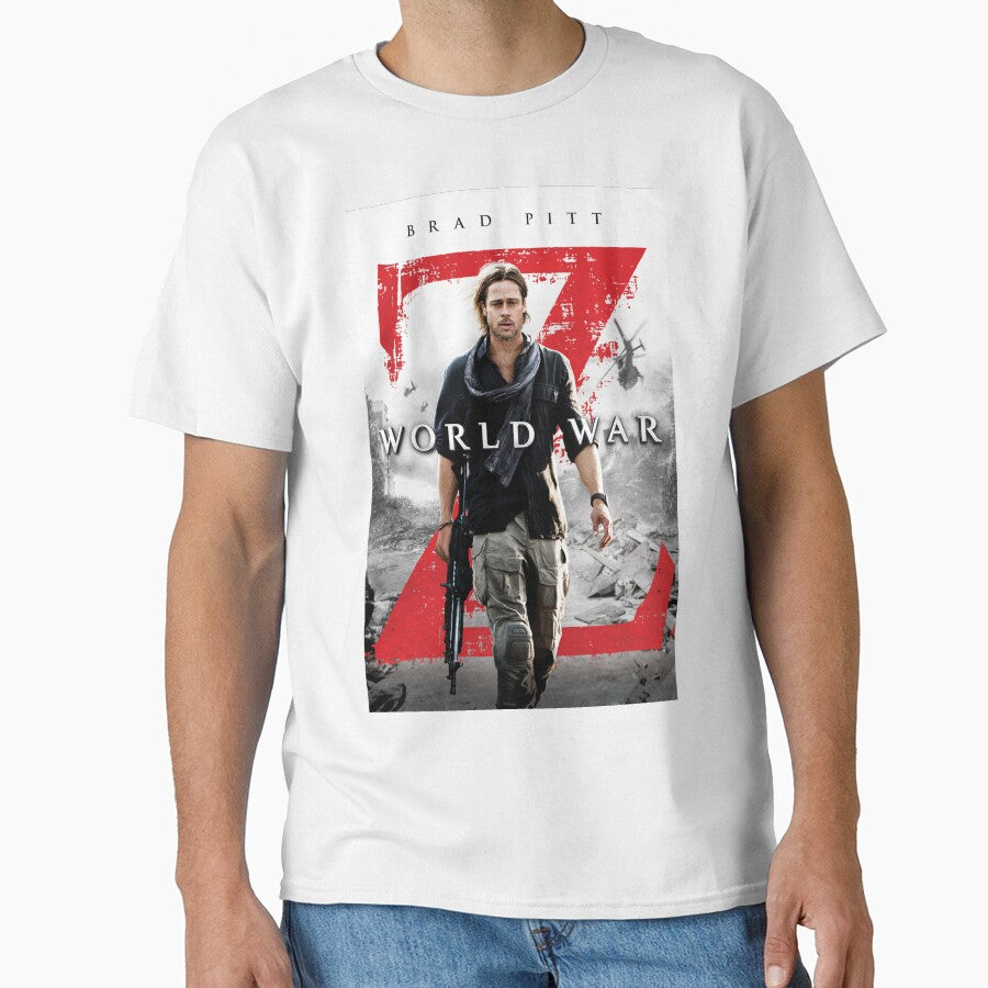Man Carrying War Z Sniper Classic T Shirt