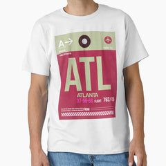 Atlanta Luggage Tag 2 Classic T Shirt