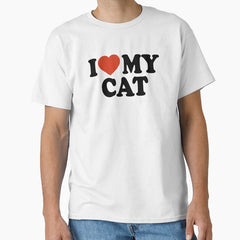 I Love My Cat Classic T-Shirt