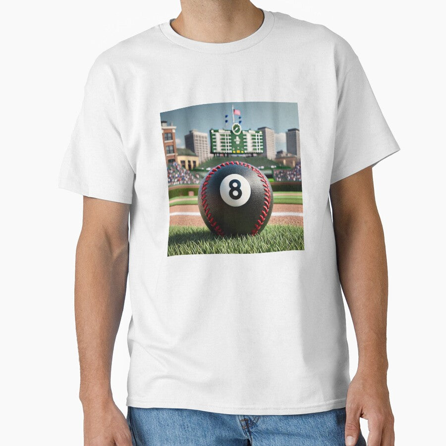 8 Ball goes to Wrigley Field Classic T-Shirt