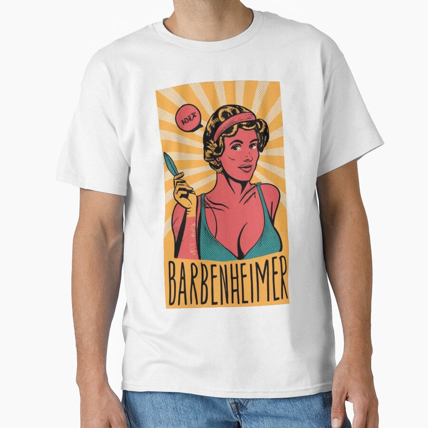 Barbenheimer Pinky Girls Retro Classic Classic T Shirt