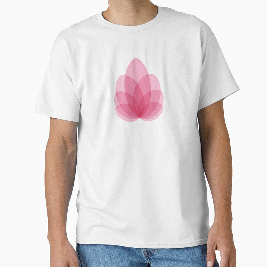 Abstract Flowers - Bright Pink Abstract Flower Classic T-Shirt