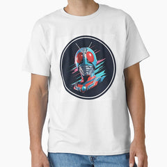 A portrait of a retro Japanese superhero, #2 Classic T-Shirt