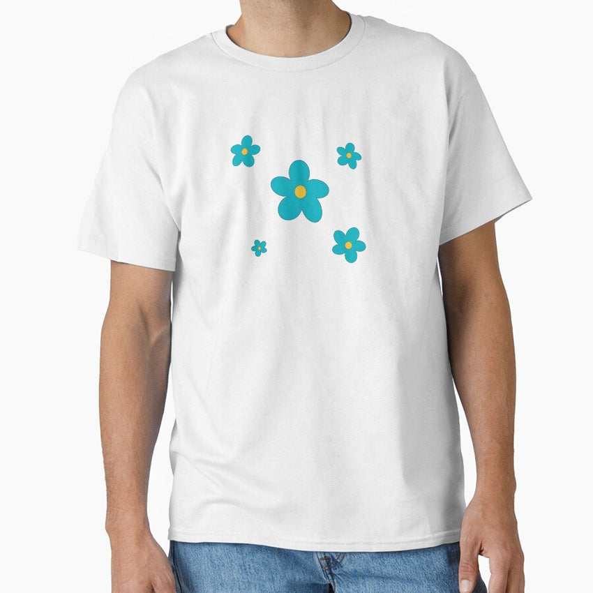 Groovy Flowers – Vibes 70s & Mystère blue Classic T-Shirt