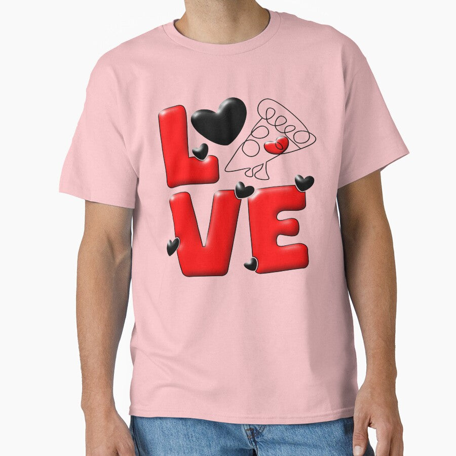 LINE ART PIZZA Classic T-Shirt